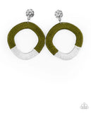 That’s a WRAPAROUND- green earrings