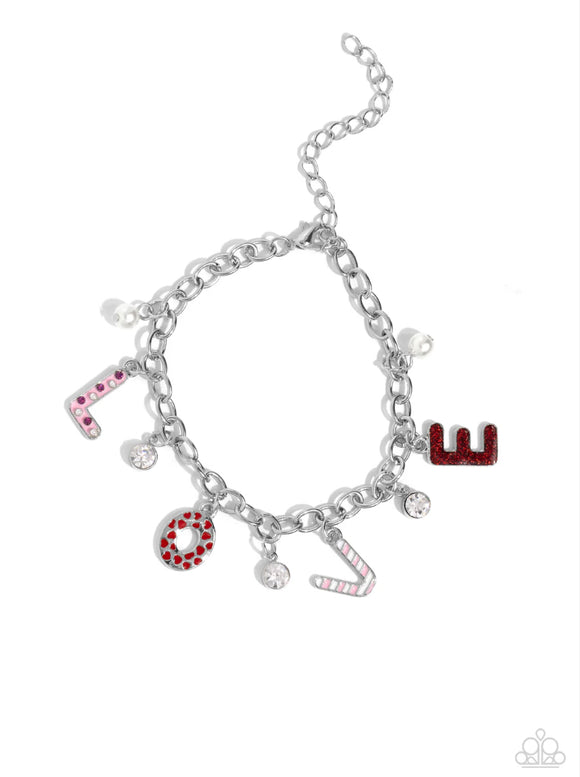 Lovestruck Leisure- red bracelet