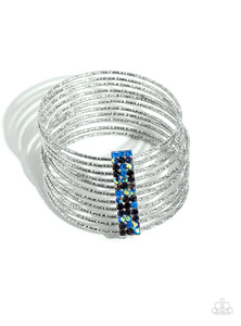 Shimmery Silhouette- multi bracelet