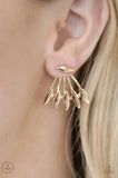 Radically Rebel- gold jacket earrings