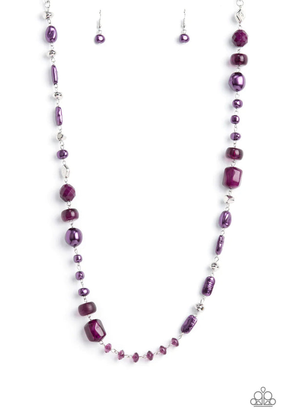 Juicy Gossip-purple necklace Fashion Fix exclusive