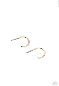 Ultra Upmarket-rose gold hoop earrings