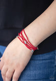 Pretty Patriotic-red bracelet