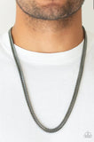 Knockout King- black urban necklace