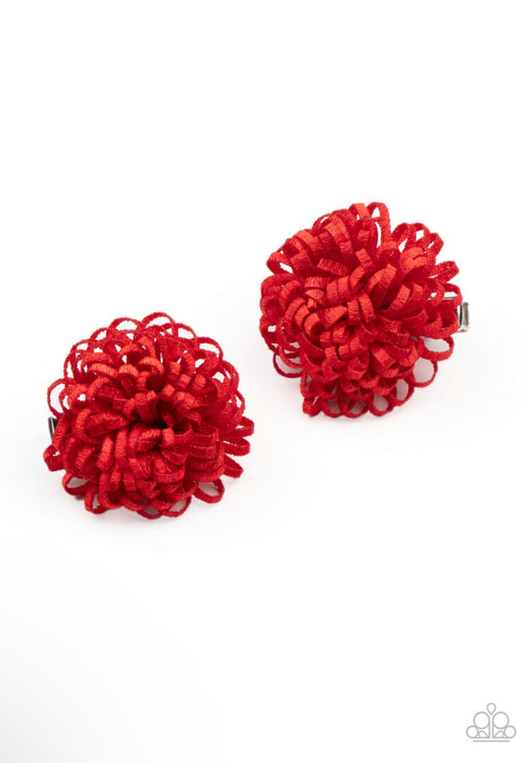 Pretty in Posy-red hair accessory