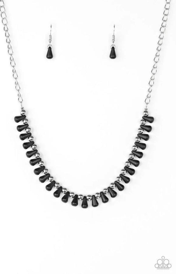 Extinct Species- black necklace