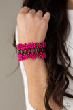 Bali Beach Retreat- pink bracelet