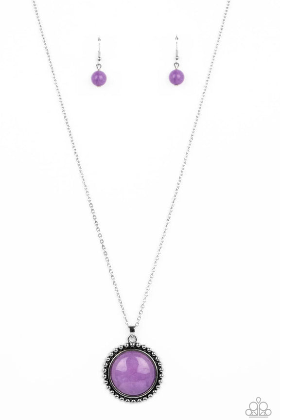 Sonoran Summer- purple necklace