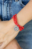 Badlands Botany- red bracelet