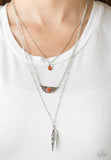 Sahara Sparrow- orange necklace