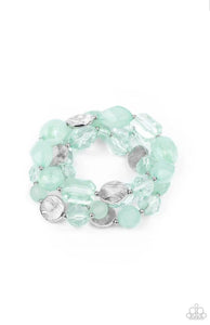 Oceanside Bliss- green bracelet