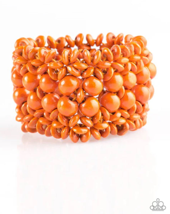 Tropical Bliss- Orange Bracelet