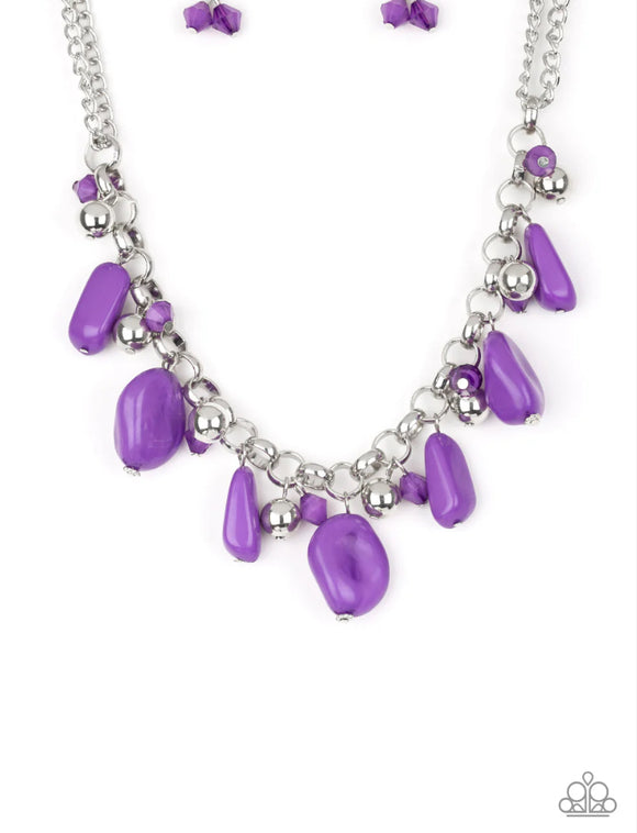 Grand Canyon Grotto- purple necklace