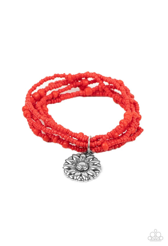 Badlands Botany- red bracelet