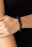 Prehistoric paradise-black clasp bracelet