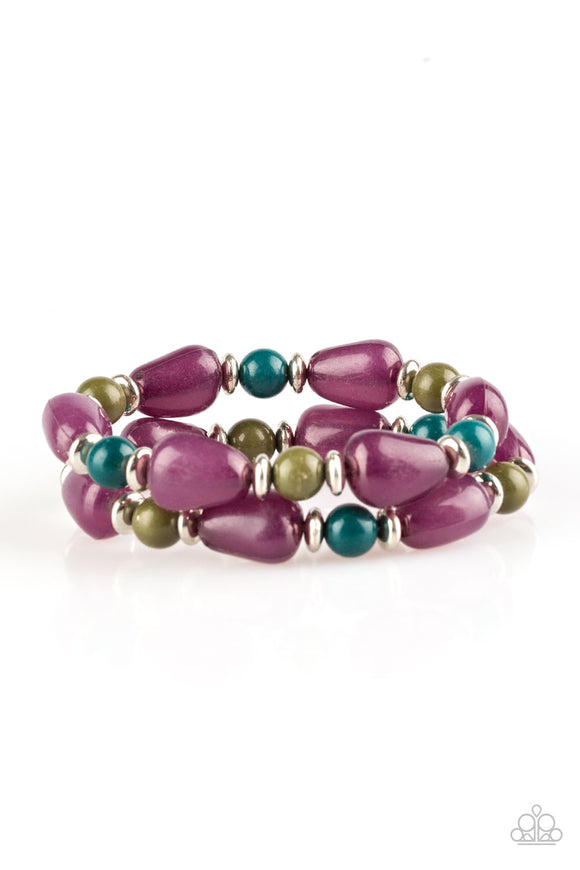 Belle Of The Bayou - Multi stretchy bracelet