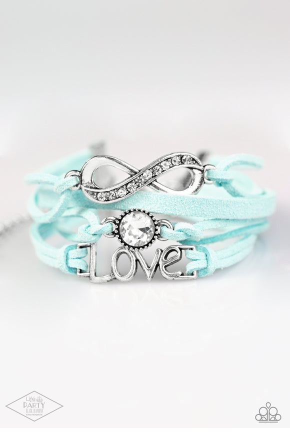 Infinitely Irresistible - Blue bracelet