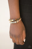 Canyon Treasure - Brown urban slipknot bracelet