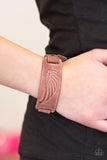 Backwoods Roamer - Brown urban wrap bracelet