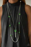 Cliff Cache - Green necklace