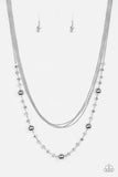 High Standards - Silver layered necklace