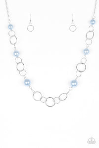 Darling Duchess - Blue pearl necklace