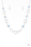 Darling Duchess - Blue pearl necklace