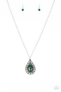 Total Tranquility - Green moonstone necklace