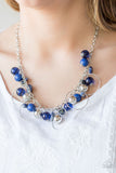 Mountain Mosaic - Blue necklace