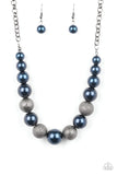 Color Me CEO - Blue pearl necklace