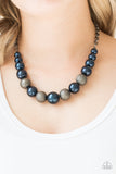 Color Me CEO - Blue pearl necklace