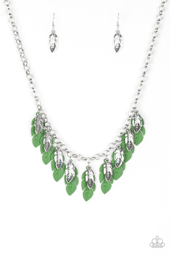 Rule The Roost - Green necklace