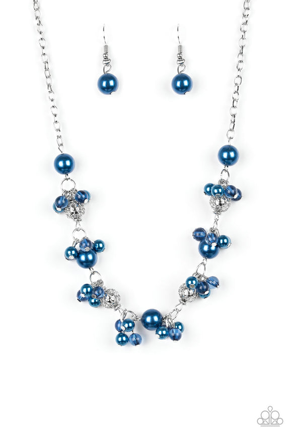 Weekday Wedding - Blue pearl necklace