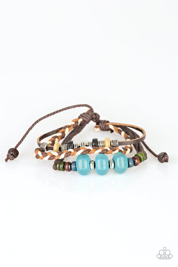 Catch Me CLIFF You Can - Blue urban bracelet