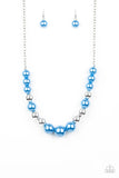 Take Note - Blue pearl necklace