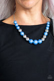 Take Note - Blue pearl necklace