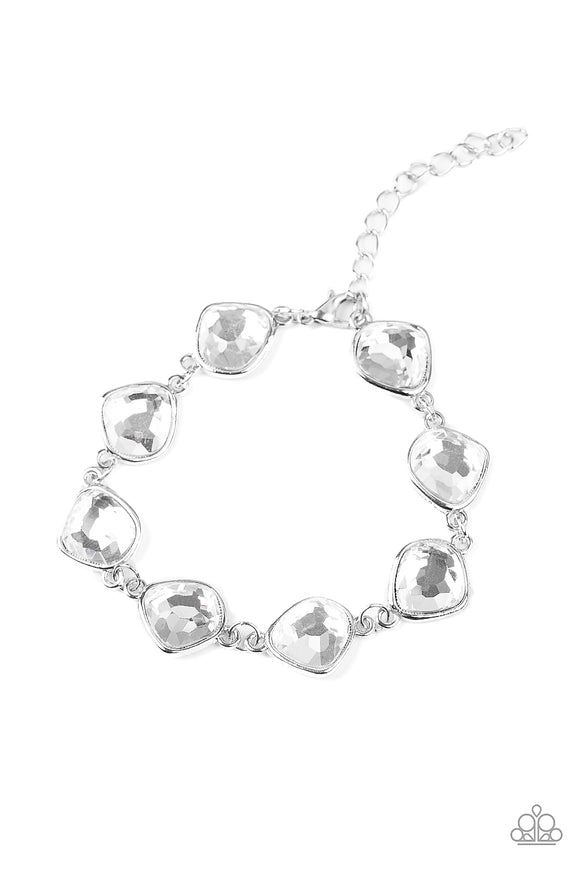 Perfect Imperfection - White clasp bracelet