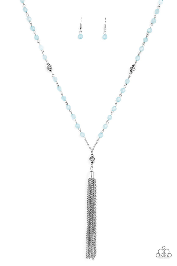 Tassel Takeover - Blue necklace