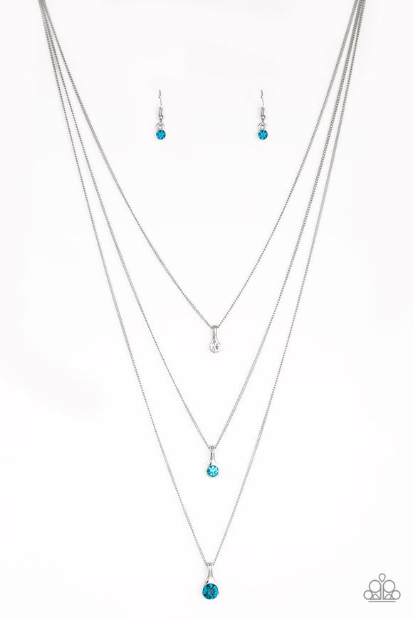 Crystal Chic - Blue necklace