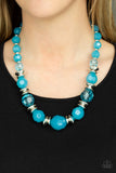 Dine and Dash - Blue necklace