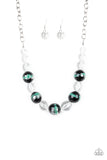 Torrid Tide - Green acrylic necklace