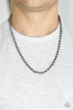 Double Dribble - Black urban necklace