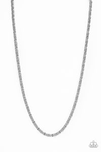 Go Down Fighting - Silver urban necklace