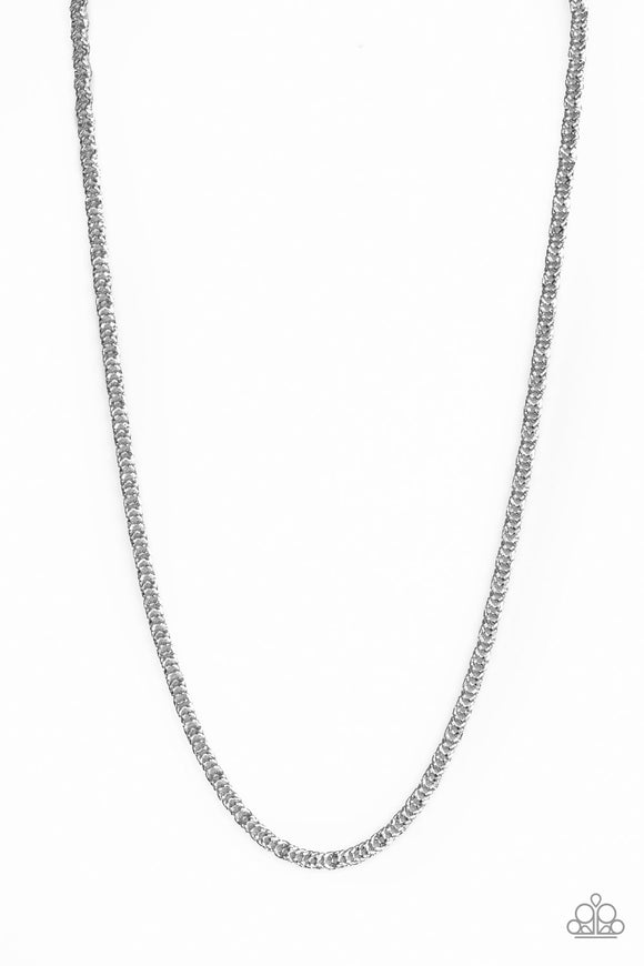 Go Down Fighting - Silver urban necklace