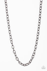 Courtside Seats - Black urban necklace