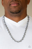 Courtside Seats - Black urban necklace