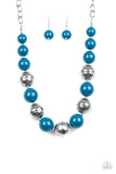 Floral Fusion - Blue necklace