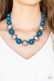 Floral Fusion - Blue necklace