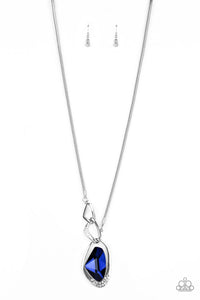 Optical Opulence - Blue necklace