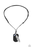 Flying Solo - Black urban necklace